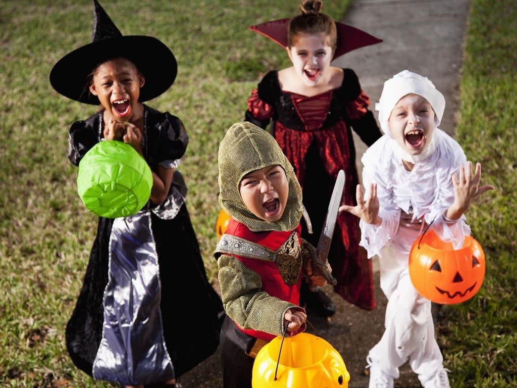 Representative image of children wearing Halloween costumes  (Getty Images)