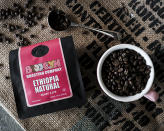 This photo provided by Brooklyn Roasting Company shows roasted Ethiopian coffee beans harvested from the higher elevations of Ethiopia. The company's founder Jim Munson says blends like these have become bestsellers. (Brooklyn Roasting Company via AP)