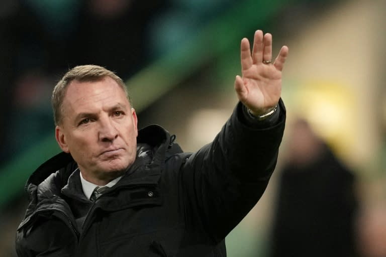 Celtic manager Brendan Rodgers is eyeing a Scottish league and cup double (ANDY BUCHANAN)