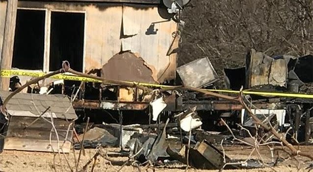 The house was completely gutted. Source: KXII