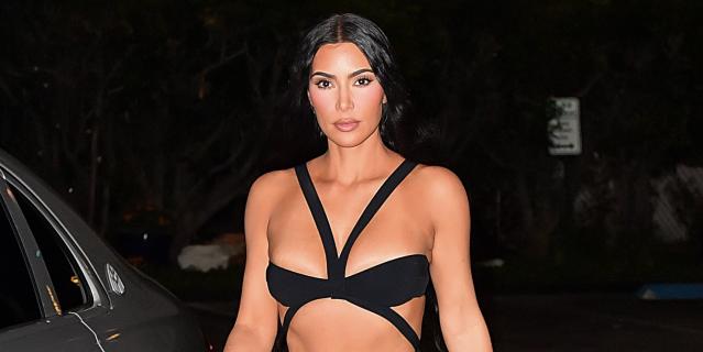 Kim Kardashian flaunts curves in tiny 'micro thong' that reveals