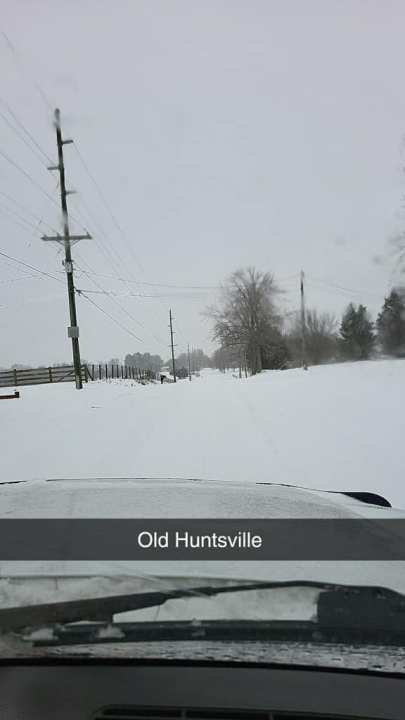 Snow in Lincoln County (Courtesy: Lincoln County Sheriff’s Department)