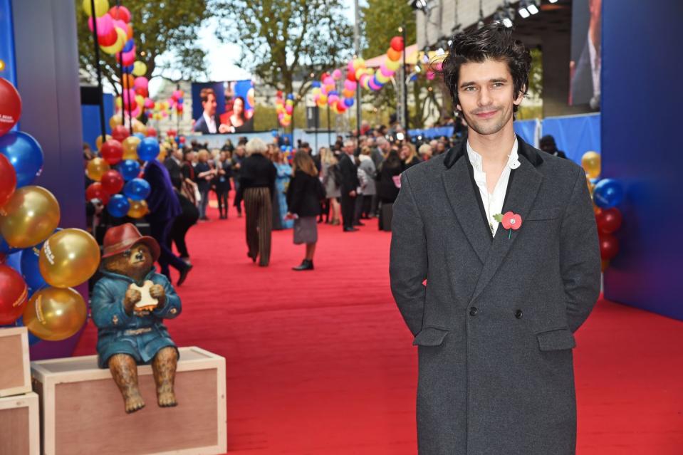 ben whishaw attends the world premiere of 'paddington 2'