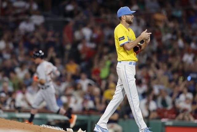 Red Sox's Chris Sale strikes out seven, takes no-hitter into fifth in first  start since June 