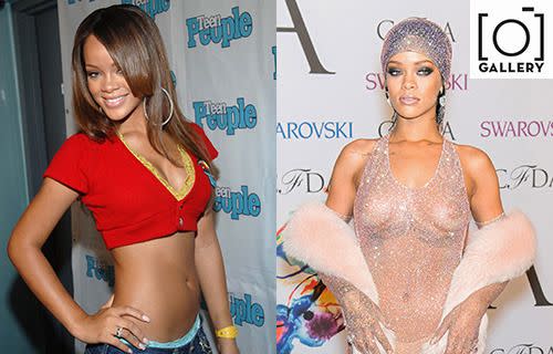 <b>PHOTOS: Rihanna's evolution to style icon</b>