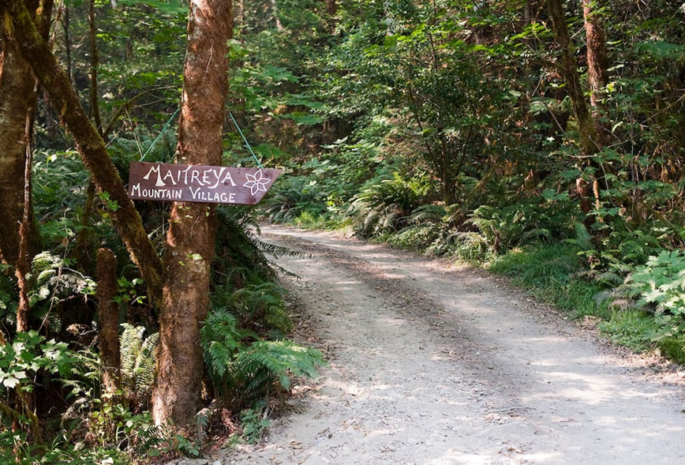 <p>A steep loop trail cuts its way through the property. (Airbnb) </p>