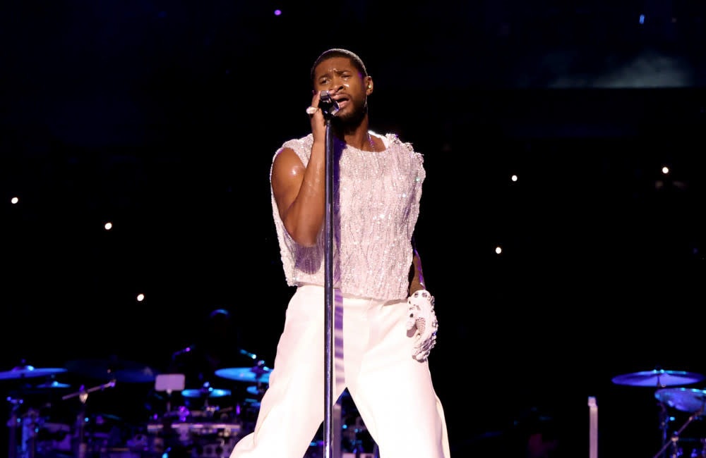 Usher put on a star-studded Halftime Show and celebrated Confessions Part II credit:Bang Showbiz