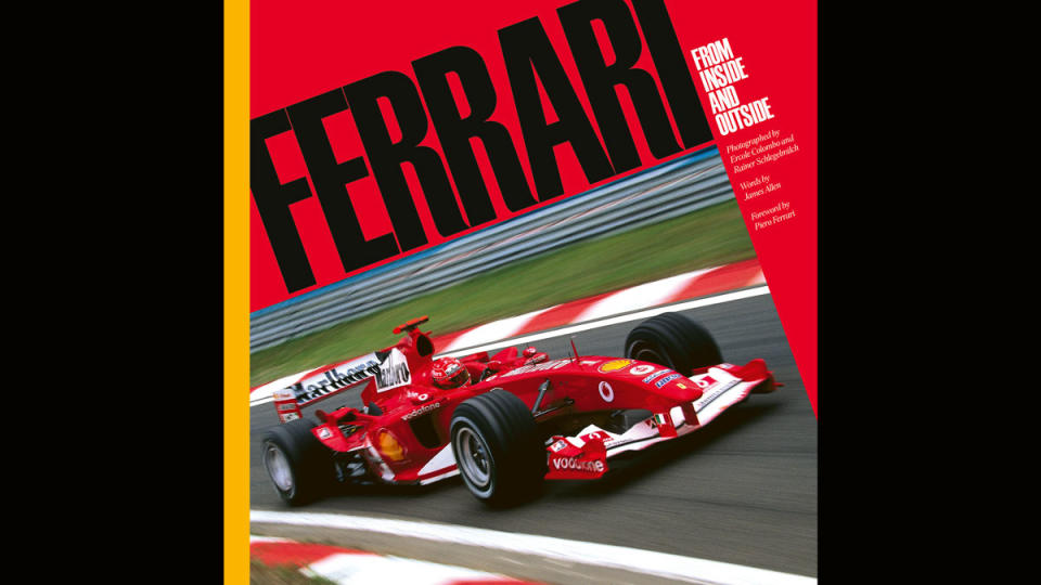 Coffee-table book "Ferrari: From Inside and Outside" by James Allen.