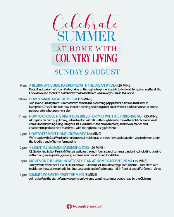 celebrate summer at home with country living