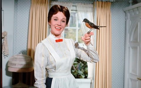 Julie Andrews as Mary Poppins - Credit: Disney