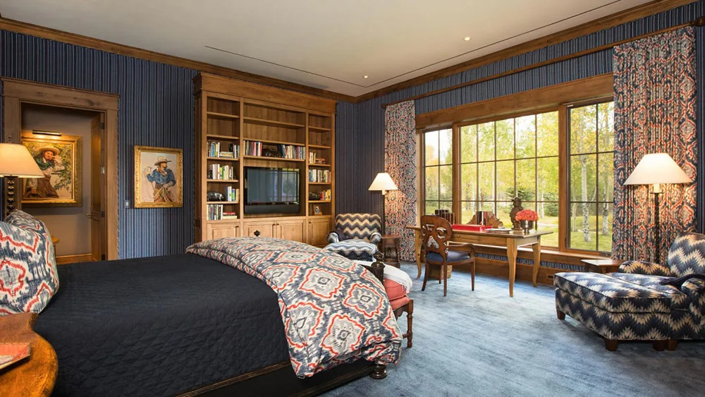 One of the cleverly decorated bedrooms. - Credit: Zillow