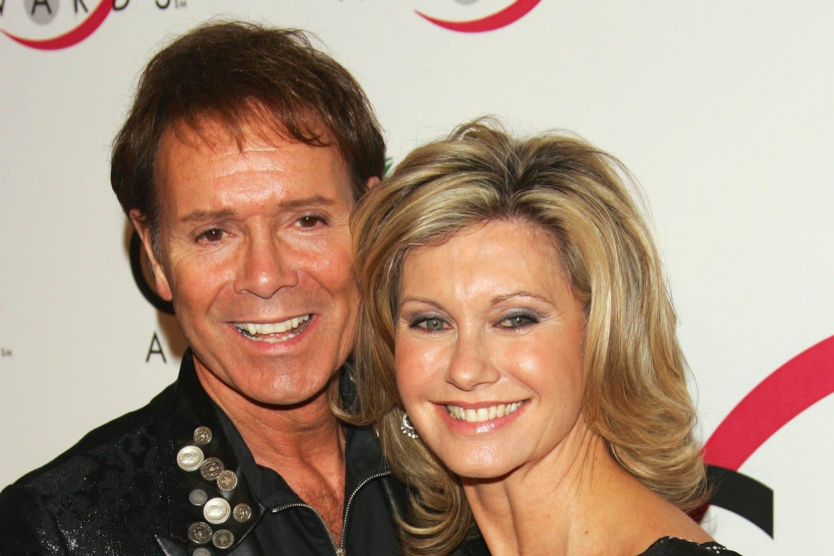 Sir Cliff Richard has penned an emotional tribute to his late close friend Dame Olivia Newton-John  (Getty Images)