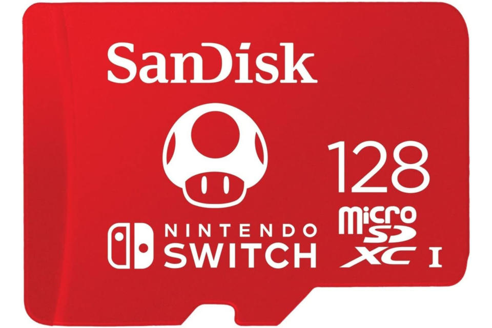 SanDisk Nintendo Official Licensed 128GB microSDXC UHS-I U3 Memory Card. (Photo: Amazon SG)