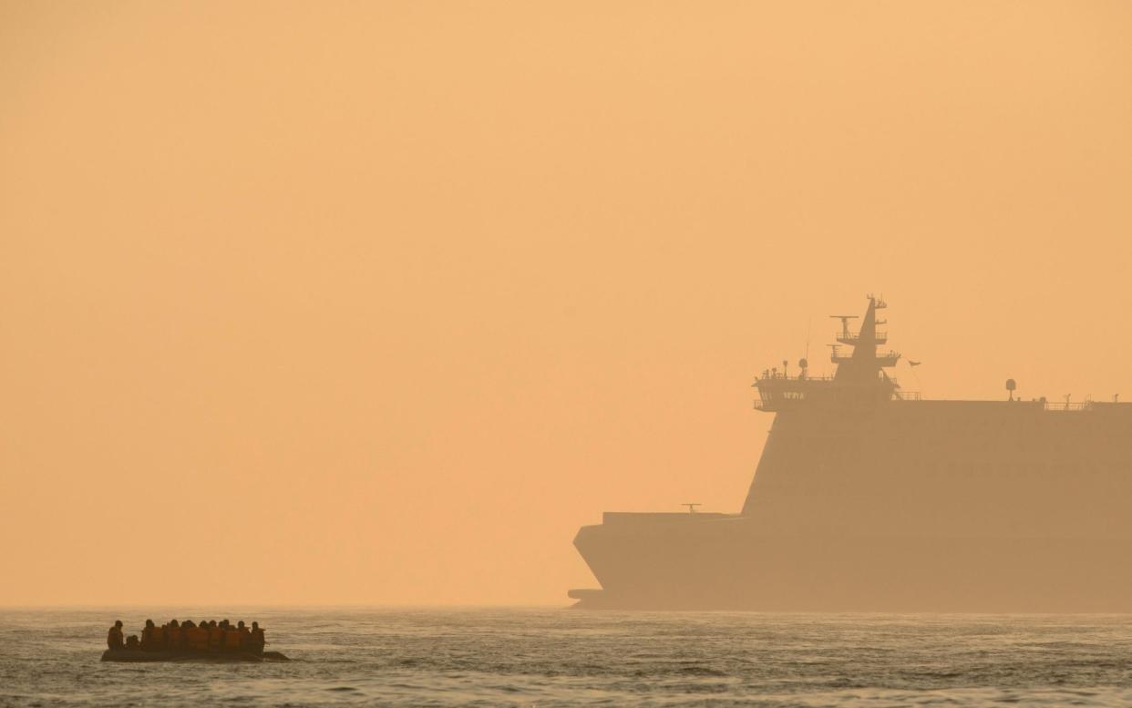 migrants in the English Channel - Dan Kitwood/Getty Images 