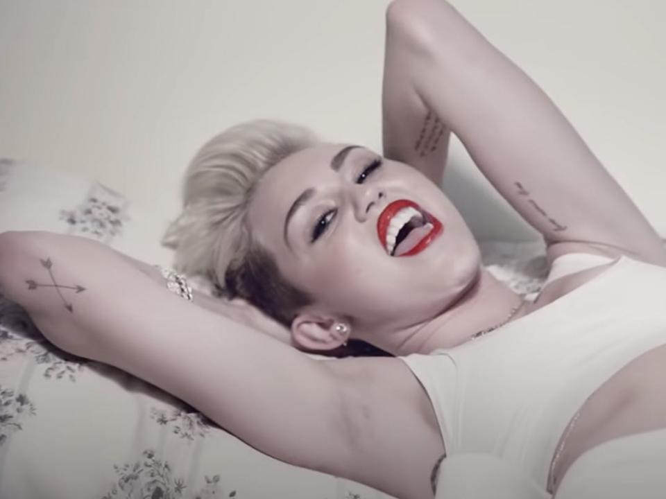 Miley Cyrus in "We Can't Stop" music video