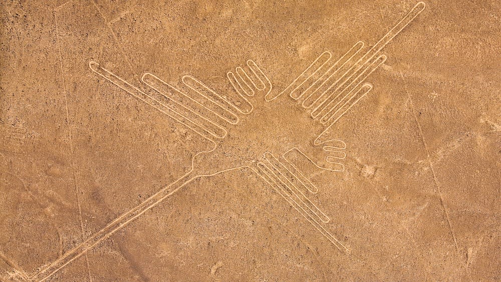  An aerial view of the Nazca Lines 