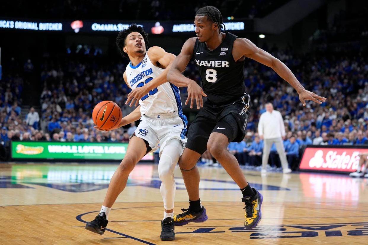 Creighton guard Trey Alexander had 27 points in an 85-78 Bluejays' win over Xavier on Tuesday, Jan. 23, 2024, in Omaha, Neb.