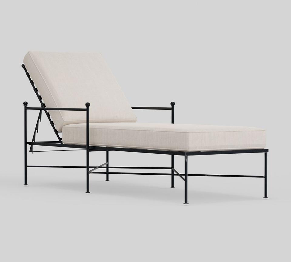 <p><a href="https://go.redirectingat.com?id=74968X1596630&url=https%3A%2F%2Fwww.potterybarn.com%2Fproducts%2Fbowie-chaise-mp%2F&sref=https%3A%2F%2Fwww.elledecor.com%2Fshopping%2Ffurniture%2Fg60583744%2Fbest-pool-lounge-chairs%2F" rel="nofollow noopener" target="_blank" data-ylk="slk:Shop Now;elm:context_link;itc:0;sec:content-canvas" class="link ">Shop Now</a></p><p>Bowie Metal Chaise Lounge</p><p>Pottery Barn</p><p>$1899.00</p>