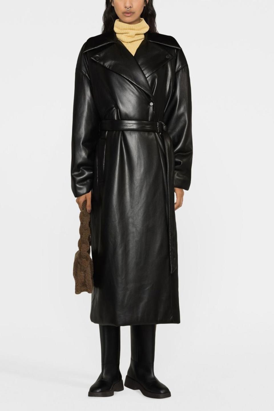 <p><a href="https://go.redirectingat.com?id=74968X1596630&url=https%3A%2F%2Fwww.farfetch.com%2Fshopping%2Fwomen%2Fnanushka-liano-belted-trench-coat-item-18344184.aspx&sref=https%3A%2F%2Fwww.elle.com%2Ffashion%2Fshopping%2Fg45826496%2Fbest-leather-trench-coats%2F" rel="nofollow noopener" target="_blank" data-ylk="slk:Shop Now;elm:context_link;itc:0;sec:content-canvas" class="link ">Shop Now</a></p><p>Liano belted trench coat</p><p>farfetch.com</p><p>$1007.00</p>