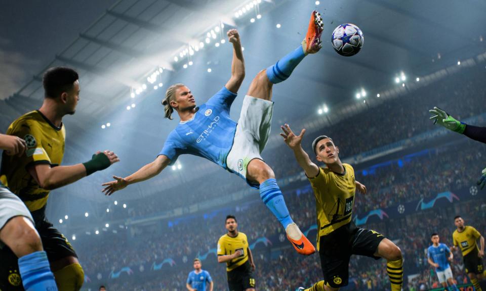 <span>Back in its clutches … EA Sports FC 24.</span><span>Photograph: Electronic Arts</span>