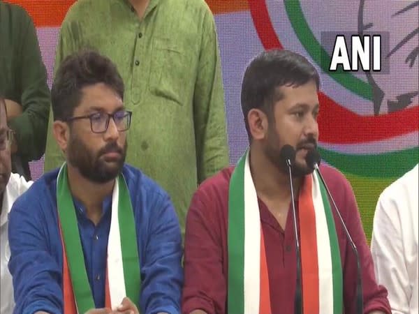 Kanhaiya Kumar joins Congress (Photo/ANI)