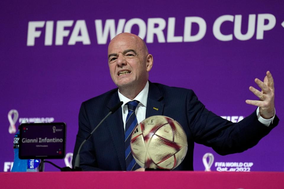 Despite the claims of Gianni Infantino, this may not even be in the top 10 of all-time World Cups (AP)