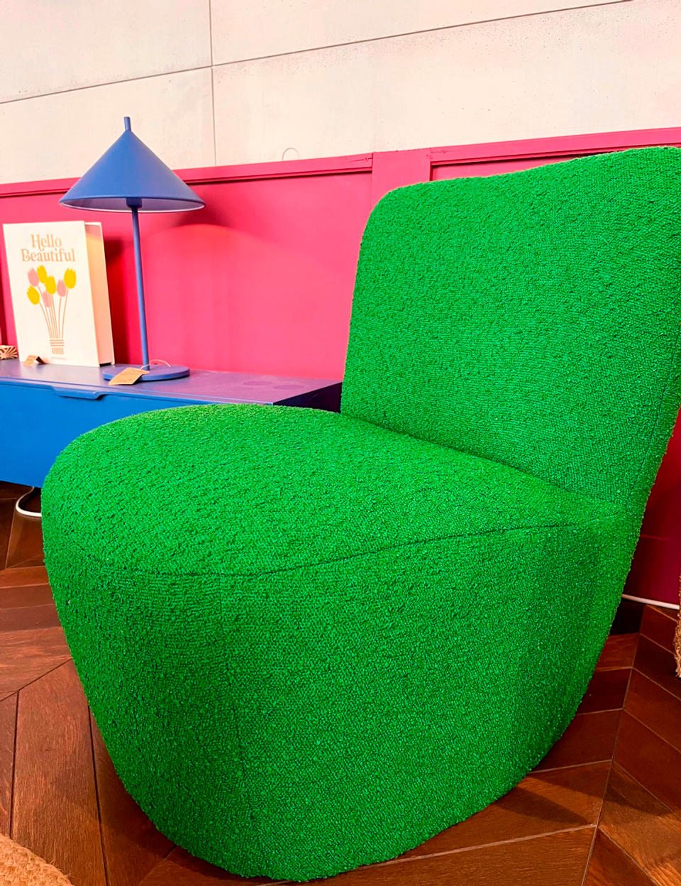 Fauteuil vert