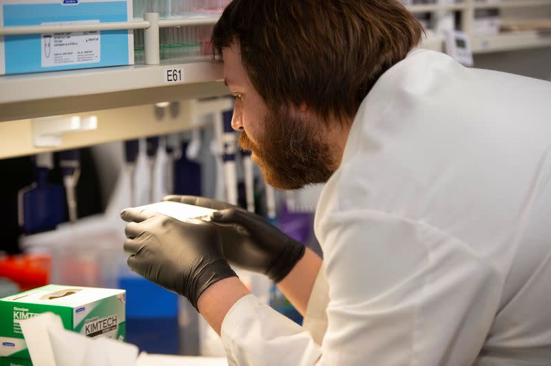 FILE PHOTO: Researchers set up new labs to help fight coronavirus at the University of Minnesota