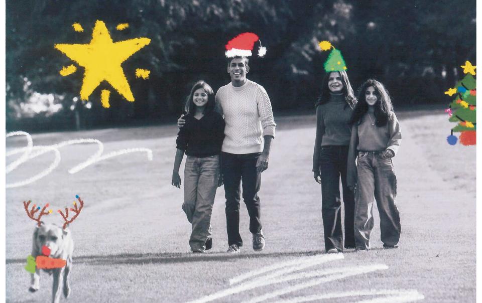 Rishi Sunak's Christmas card