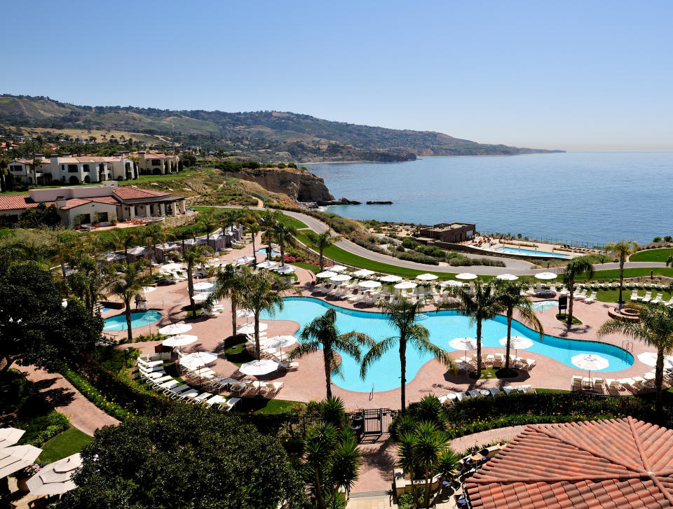 <p><strong>Where: </strong>Rancho Palos Verdes, California</p> <p><strong>Why: </strong>This luxury eco resort has an impressive list of facilities that you and your bridal party will defiitely enjoy exploring: four ocean-view pools, eight restaurants, bars, cafes, lounges, a golf-course, and, of course, the oceanfront spa that is the crown jewel of the resort, if you ask us. Spanning over 50,000 square feet of indoor and outdoor space, it has 25 treatment rooms, a fitness and wellness center, a full-service beauty salon, and spa lounges with saunas, steam rooms, whirlpools, cold plunges, and fire pits. Let's put it this way--if it's good enough for Britney Spears and Mariah Carey, it's good enough for us.</p> <p><strong>Try:</strong> Indulge in a revitalizing basalt hot stone facial that combines gem-toning therapy, essential oils, and a nutrient rich mask of marine elements that will leave your skin hydrated and radiant.</p> <p>For more information, visit: <a rel="nofollow noopener" href="http://www.terranea.com/" target="_blank" data-ylk="slk:terranea.com;elm:context_link;itc:0;sec:content-canvas" class="link ">terranea.com</a></p>  