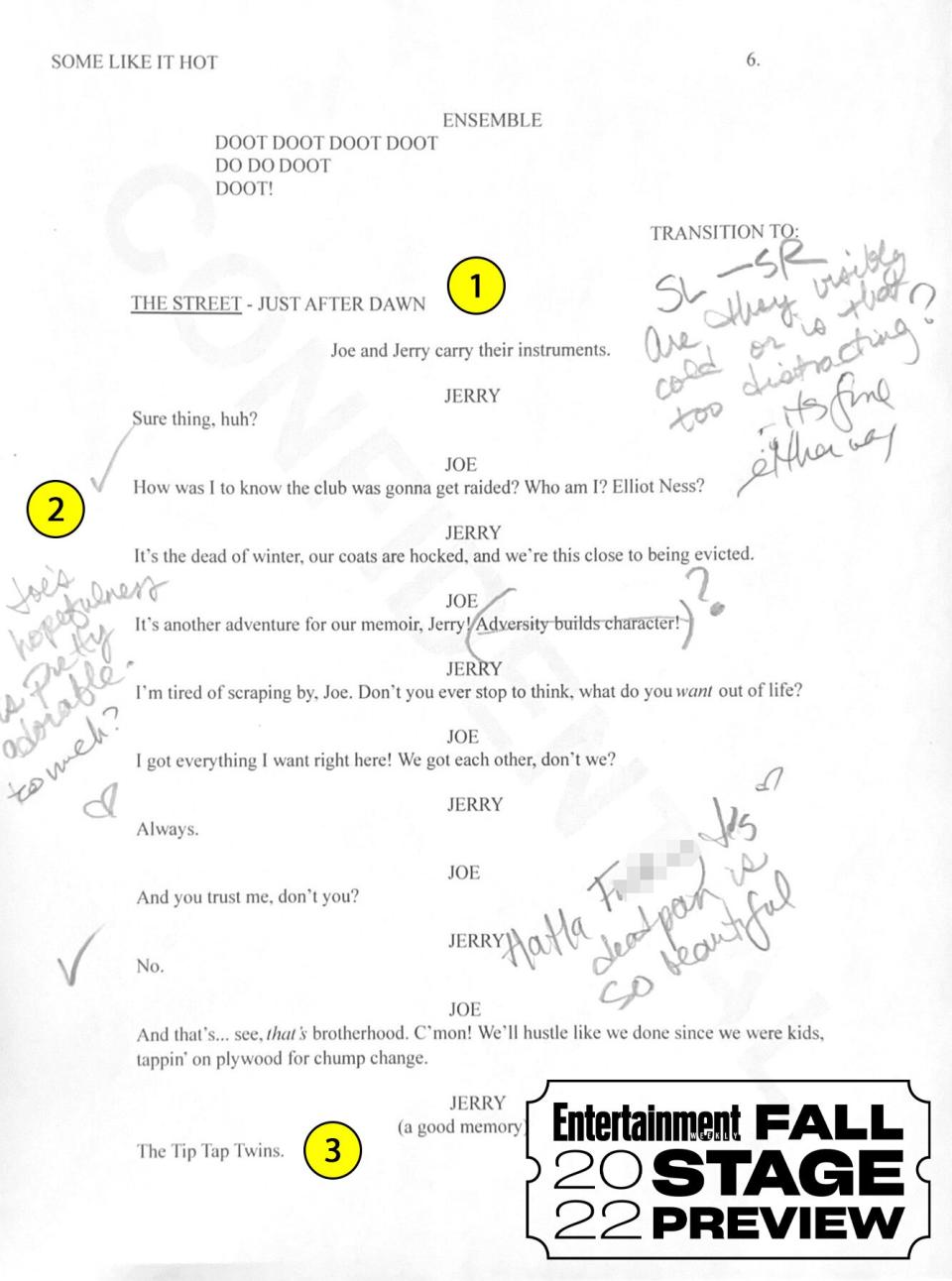 Some Like It Hot stage script