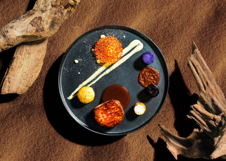 “I Defy you, Stars” main dish from Romeo and Juliet dinner course (credit: mesm Tokyo)