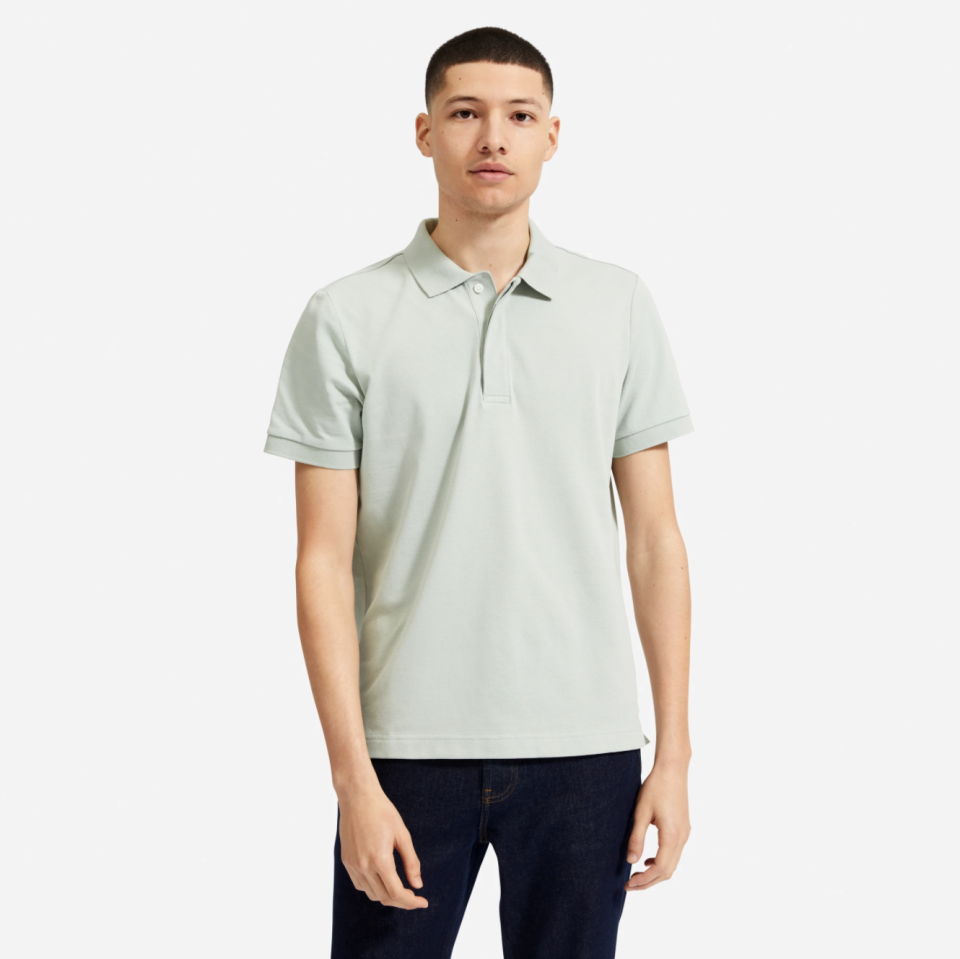 The Performance Polo. Image via Everlane.