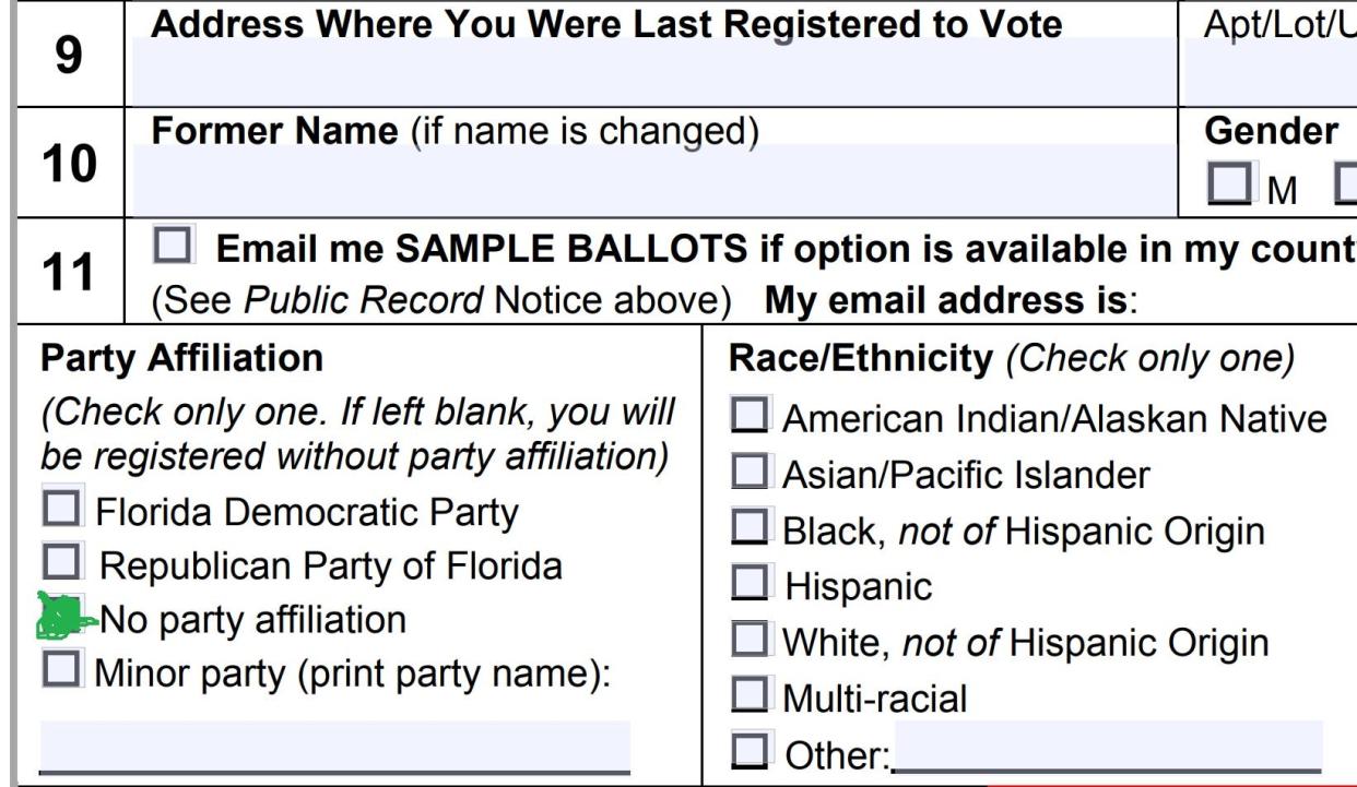 Non-partisan registration is growing in all of Florida, including Leon County