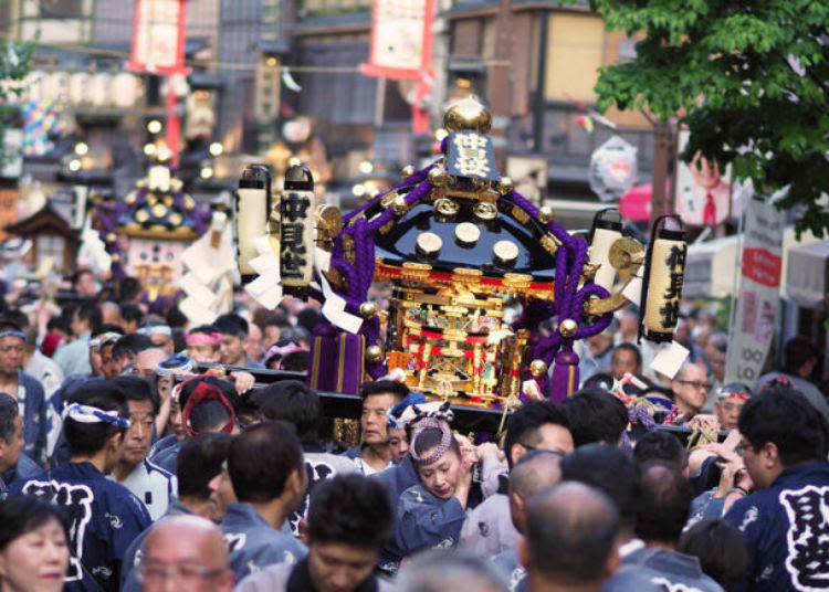 三社祭活動照片（照片提供：台東区）