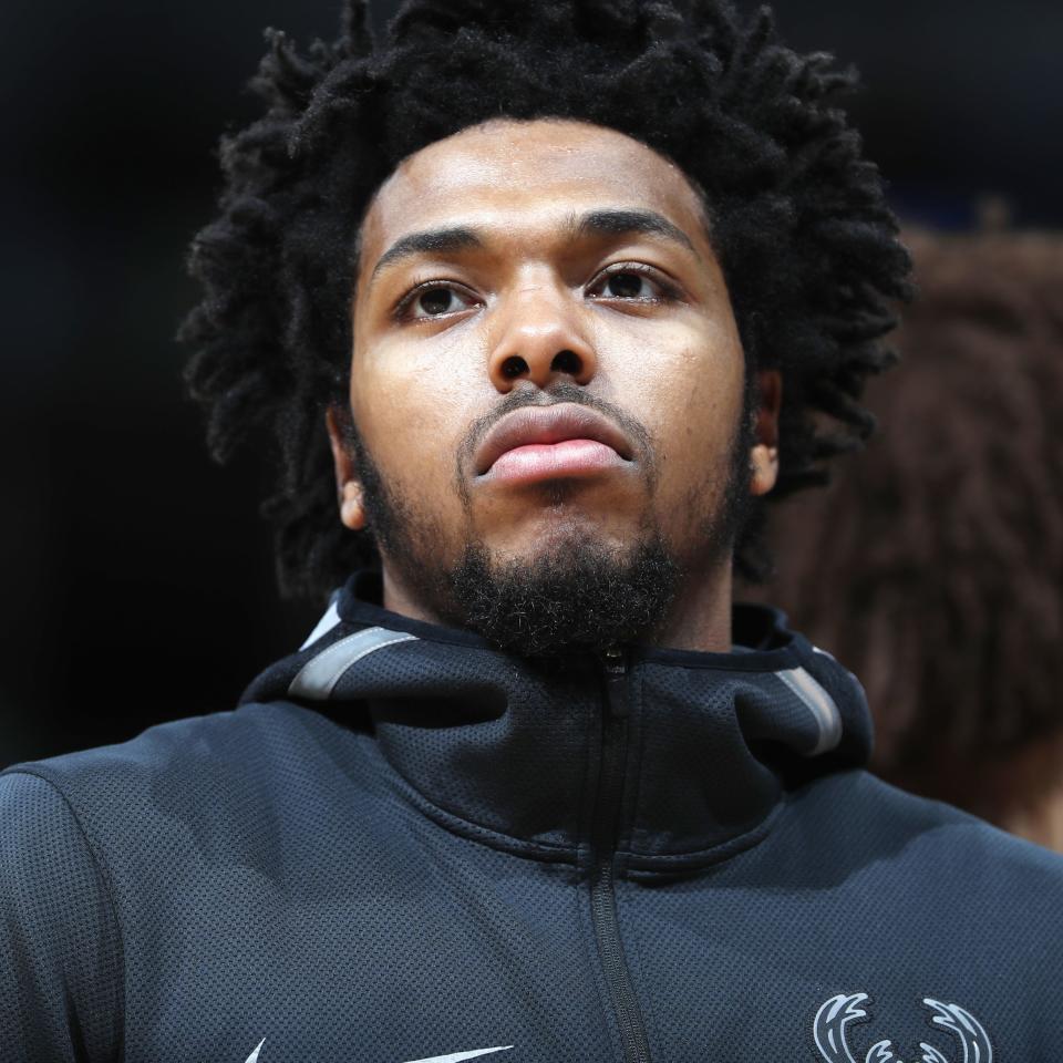 Milwaukee police arrested Bucks guard Sterling Brown for allegedly resisting an officer. (AP)