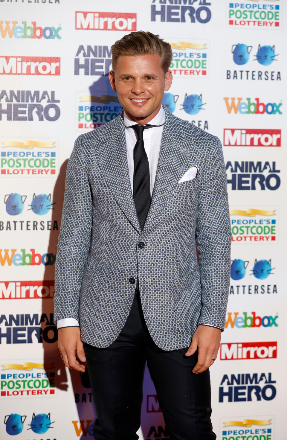 Jeff Brazier attending the Mirror Animal Hero Awards 2019, in partnership with People's Postcode Lottery and Webbox, held at the Grosvenor House Hotel, London. (Photo by David Parry/PA Images via Getty Images)