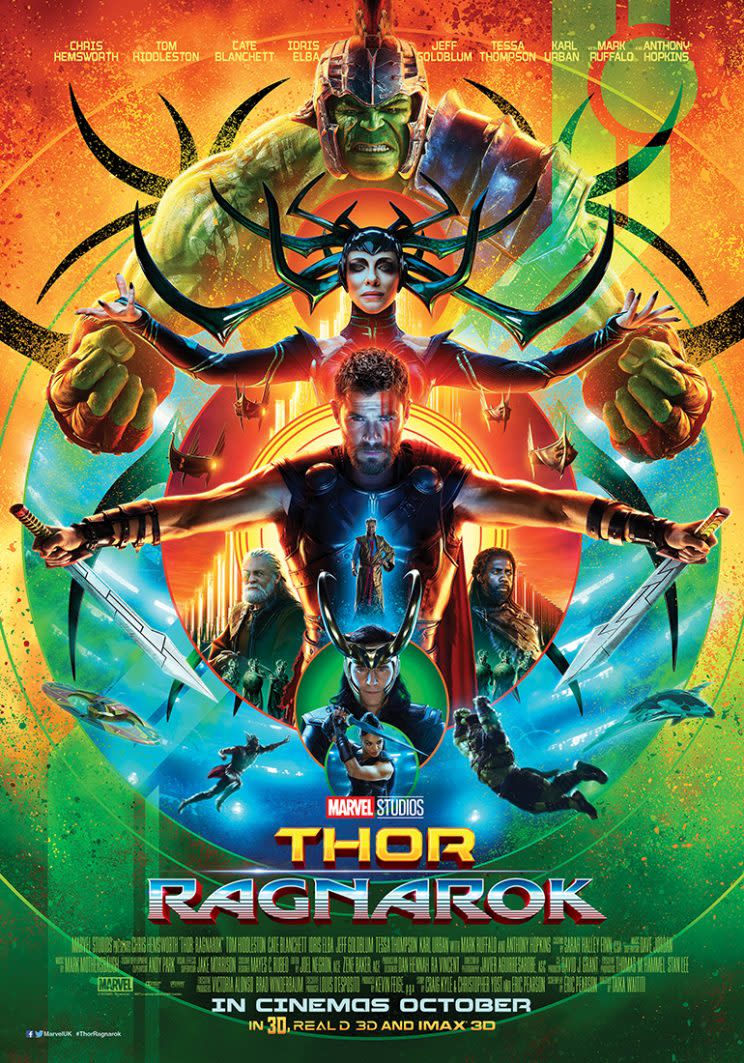 Thor: Ragnarok gets a trippy new poster - Credit: Marvel