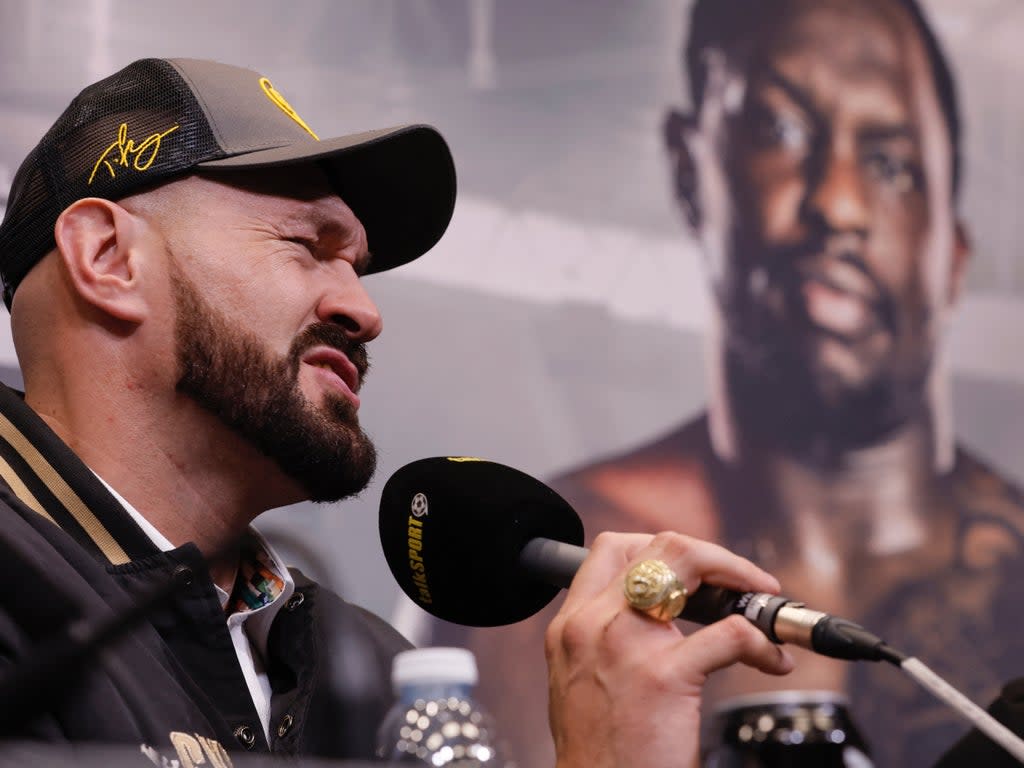 The two British heavyweights meet in April  (Action Images via Reuters)