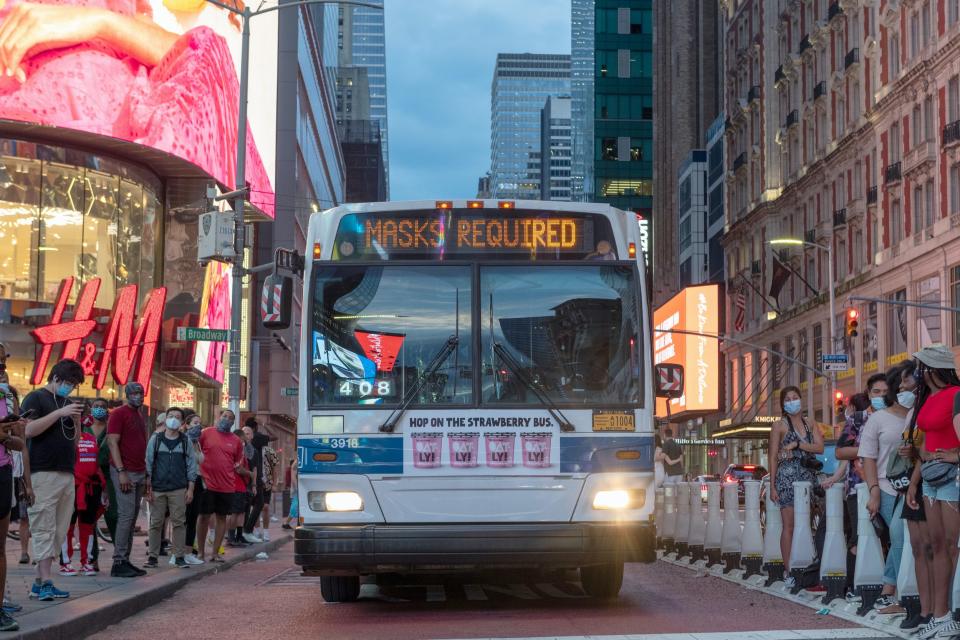 New York City Bus Coronavirus