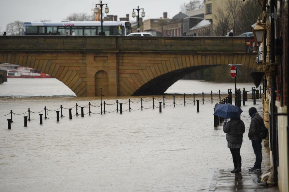 Storm Dennis arrives in the UK