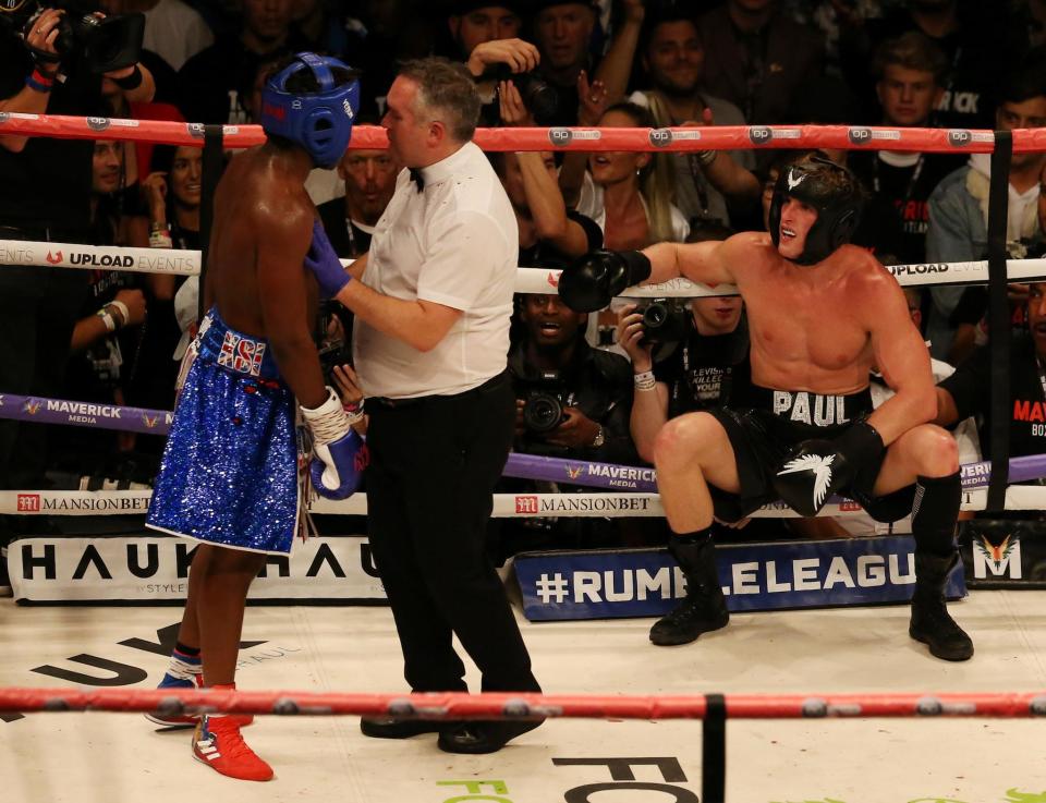 KSI and Logan Paul's much-anticipated rematch should come to London next year, according to one of the YouTube stars.The two celebrities have been looking to organise a follow-up fight since almost immediately after KSI their first, held in Manchester in August 2018. That first fight was hailed as the biggest event in the history of the internet and made millions of dollars for those involved.The two have been sparring back and forth over YouTube since, which both attempting to goad the other into a fight.But attempts to try and recreate that success have largely run into problems. Both fighters have repeatedly said they are keen on doing so – but no progress appears to have been made.Logan Paul's team has insisted that the match should come back to his home country of the US. They claim to be looking to organise that event soon.But KSI has said instead that it should come back to the UK – to be held next year, at London's O2."If this fight doesn’t happen in the US by the end of the year, then lets bring it back to the U.K. and fight at the 02 next year," KSI wrote in the first of a series of tweets.In a follow-up post, he wrote that whenever the event was planned in the UK, the "fight actually got sorted". But now that it is being planned in the US, nothing is happening, he wrote."So let's have this rematch in the UK already cos you know and everyone else knows you lost the fight that night," he finished, tagging Logan Paul.KSI's tweets come amid a fallout with his brother, Deji, during which the pair accused each other of mistreatment. Deji had also been a part of the Manchester event, fighting Logan Paul's brother Jake.