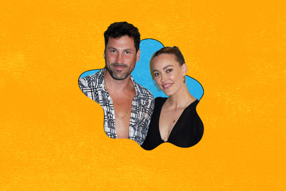 Maksim Chmerkovskiy and Peta Murgatroyd discuss their IVF struggle and welcoming their second little boy. (Photo illustration: Yahoo News; photo: Getty Images)