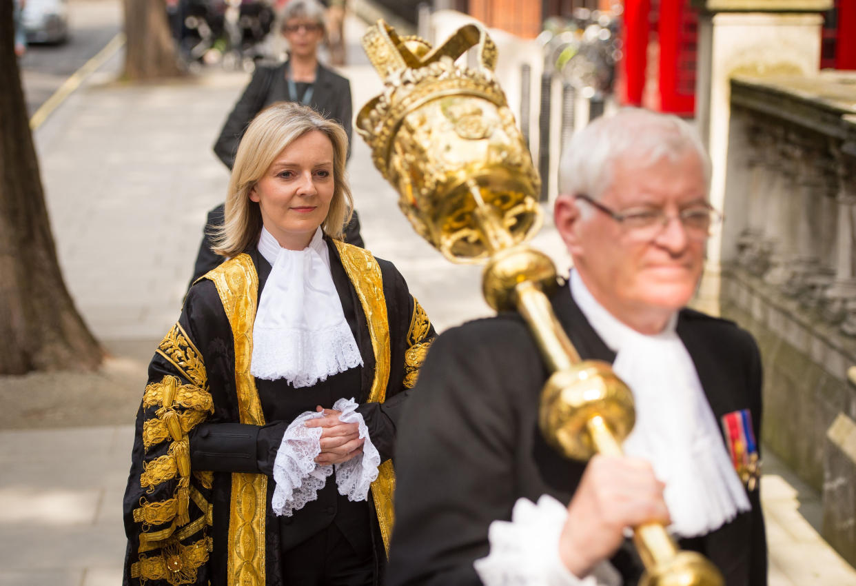 New Lord Chancellor installed (Dominic Lipinski / Press Association via AP file)