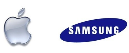 Apple Samsung logos