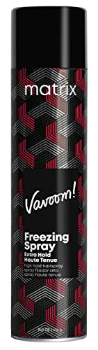 Matrix Vavoom Extra Hold Freezing Spray | Volumizing & Texturizing Hairspray | Extra Firm Hold | Prevents Frizz & Protects Against Humidity | Fast-Drying | for All Hair Types | Hair Styling | 15 Oz.