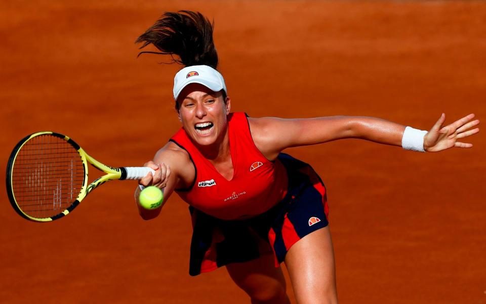 Johanna Konta - Johanna Konta and coach Thomas Hogstedt part ways after straight-sets loss in Rome - GETTY IMAGES