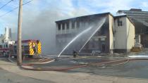 'I don't feel good:' Owner watches Saint John building go up in flames