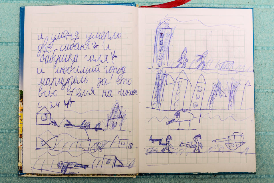 The diary of Sosnovsky's eight-year-old nephew. (Evgeny Sosnovsky)