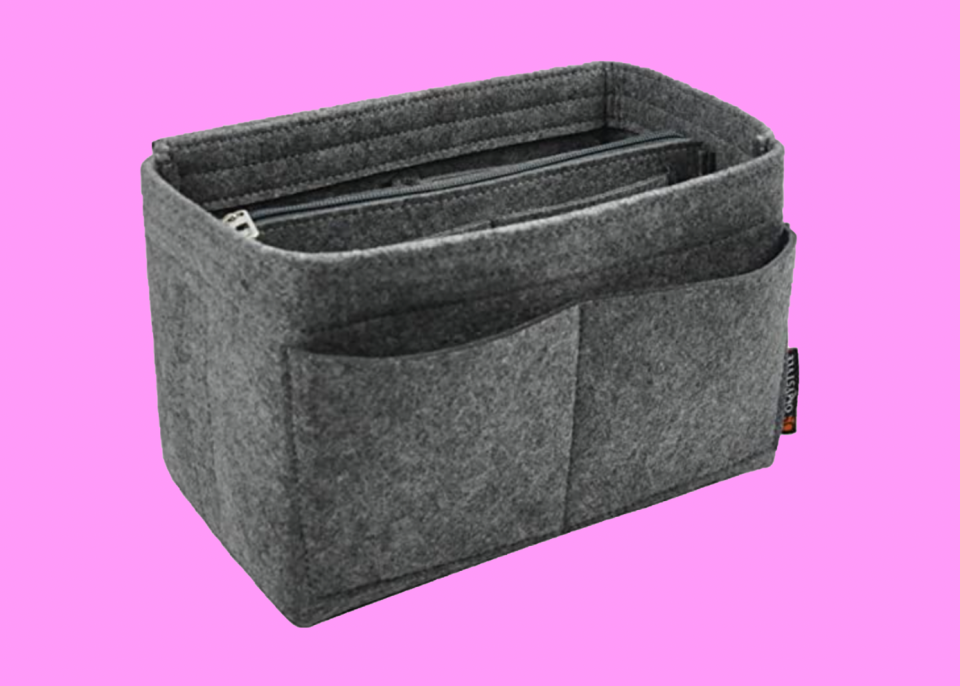 This heathered grey organizer completes your bag. (Photo: Amazon) 